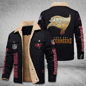 Tampa Bay Buccaneers New Personalized Winter Fleece Bomber Jacket AMCWFBJ000051