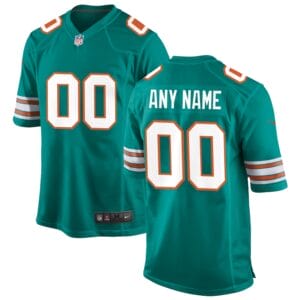 Miami Dolphins Personalized V-neck Football Jersey Sport Gifts For Fan AMCVFJ00057