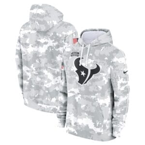 Houston Texans Arctic Camo 2024 Salute To Service Club Pullover Hoodie AMCPHD000048