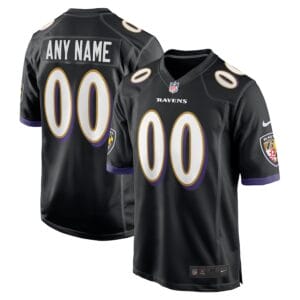 Baltimore Ravens Personalized V-neck Football Jersey Sport Gifts For Fan AMCVFJ00007