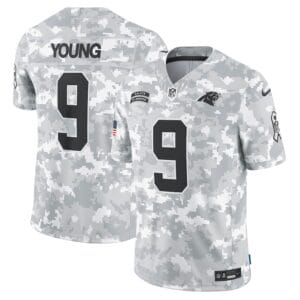 Carolina Panthers Arctic Camo 2024 Salute to Service Limited Football Jersey AMCVFJ00103