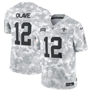 New Orleans Saints Arctic Camo 2024 Salute to Service Limited Football Jersey AMCVFJ00125