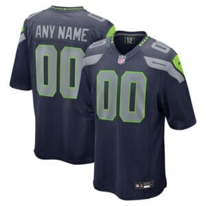 Seattle Seahawks Personalized V-neck Football Jersey Sport Gifts For Fan AMCVFJ00086