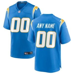 Los Angeles Chargers Personalized V-neck Football Jersey Sport Gifts For Fan AMCVFJ00047