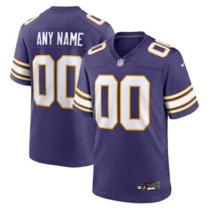 Minnesota Vikings Personalized V-neck Football Jersey Sport Gifts For Fan AMCVFJ00059