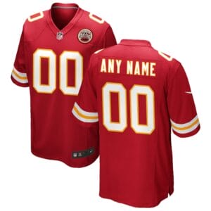 Kansas City Chiefs Personalized V-neck Football Jersey Sport Gifts For Fan AMCVFJ00043