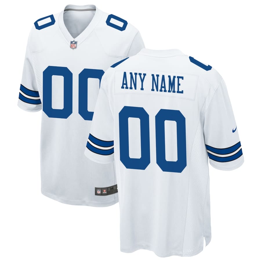 Dallas Cowboys Personalized V-neck Football Jersey Sport Gifts For Fan AMCVFJ00024