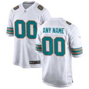 Miami Dolphins Personalized V-neck Football Jersey Sport Gifts For Fan AMCVFJ00056