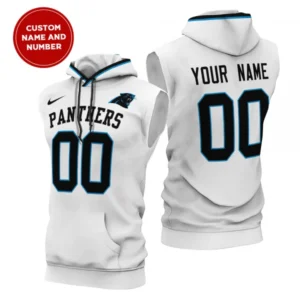 Carolina Panthers New Era Men's Champions Flair Hooded Muscle Sleeveless T-Shirt AMCSLH000013