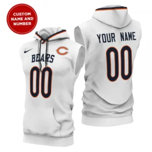 Chicago Bears New Era Men's Champions Flair Hooded Muscle Sleeveless T-Shirt AMCSLH000002