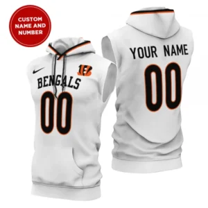 Cincinnati Bengals New Era Men's Champions Flair Hooded Muscle Sleeveless T-Shirt AMCSLH000017