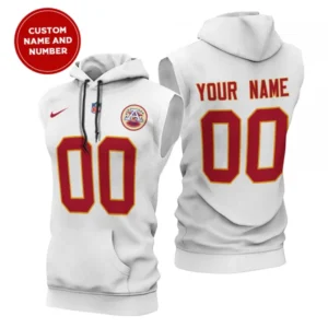 Kansas City Chiefs New Era Men's Champions Flair Hooded Muscle Sleeveless T-Shirt AMCSLH000019