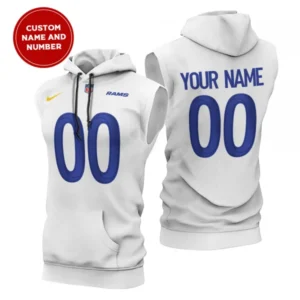 Los Angeles Rams New Era Men's Champions Flair Hooded Muscle Sleeveless T-Shirt AMCSLH000009