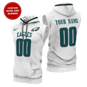 Philadelphia Eagles New Era Men's Champions Flair Hooded Muscle Sleeveless T-Shirt AMCSLH000021
