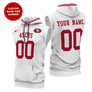 San Francisco 49ers New Era Men's Champions Flair Hooded Muscle Sleeveless T-Shirt AMCSLH000022