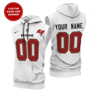 Tampa Bay Buccaneers New Era Men's Champions Flair Hooded Muscle Sleeveless T-Shirt AMCSLH000025