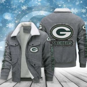 Green Bay Packers Men’s Thickened Corduroy Jacket AMCTCJS000040