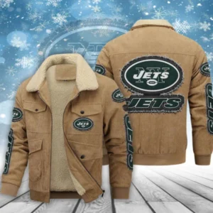 New York Jets Men’s Thickened Corduroy Jacket AMCTCJS000006