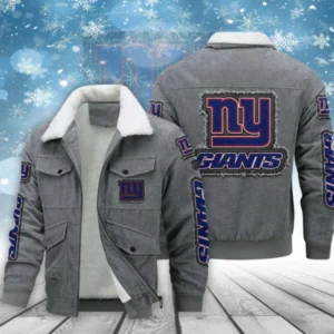 New York Giants Men’s Thickened Corduroy Jacket AMCTCJS000018