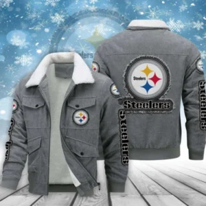 Pittsburgh Steelers Men’s Thickened Corduroy Jacket AMCTCJS000051