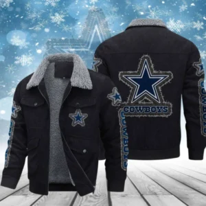 Dallas Cowboys Men’s Thickened Corduroy Jacket AMCTCJS000015