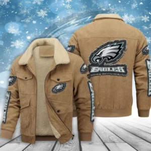 Philadelphia Eagles Men’s Thickened Corduroy Jacket AMCTCJS000052