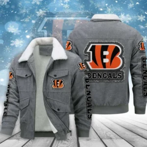 Cincinnati Bengals Men’s Thickened Corduroy Jacket AMCTCJS000046