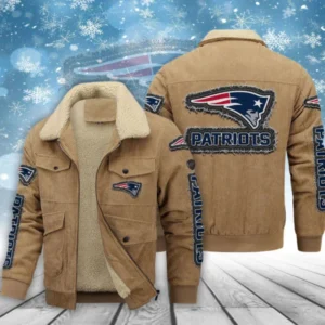 New England Patriots Men’s Thickened Corduroy Jacket AMCTCJS000059