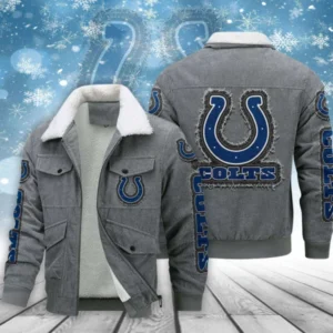 Indianapolis Colts Men’s Thickened Corduroy Jacket AMCTCJS000047