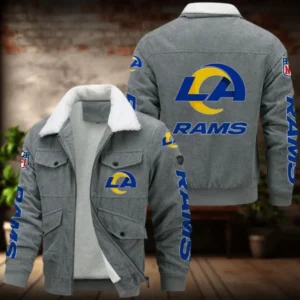 Los Angeles Rams Men’s Thickened Corduroy Jacket AMCTCJS000019