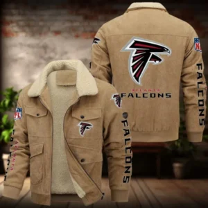 Atlanta Falcons Men’s Thickened Corduroy Jacket AMCTCJS000024
