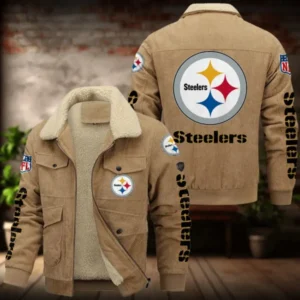 Pittsburgh Steelers Men’s Thickened Corduroy Jacket AMCTCJS000049