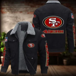 San Francisco 49ers Men’s Thickened Corduroy Jacket AMCTCJS000053