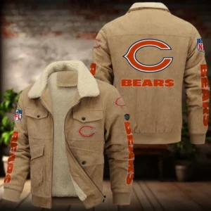 Chicago Bears Men’s Thickened Corduroy Jacket AMCTCJS000004