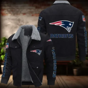 New England Patriots Men’s Thickened Corduroy Jacket AMCTCJS000054
