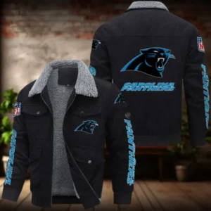 Carolina Panthers Men’s Thickened Corduroy Jacket AMCTCJS000034