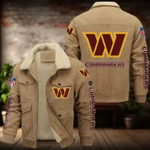 Washington Commanders Men’s Thickened Corduroy Jacket AMCTCJS000062