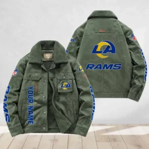 Los Angeles Rams Flight Cotton Jacket AMCFCJ000011