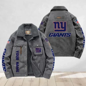 New York Giants Flight Cotton Jacket AMCFCJ000009