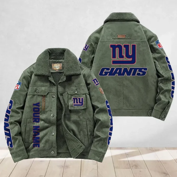 New York Giants Flight Cotton Jacket AMCFCJ000009 - Image 4