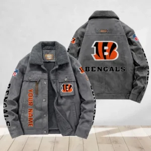 Cincinnati Bengals Flight Cotton Jacket AMCFCJ000022