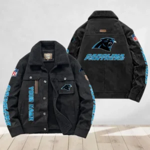 Carolina Panthers Flight Cotton Jacket AMCFCJ000016