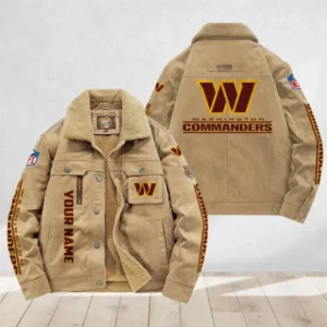 Washington Commanders Flight Cotton Jacket AMCFCJ000032