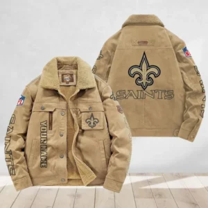 New Orleans Saints Flight Cotton Jacket AMCFCJ000023
