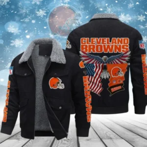 Cleveland Browns Men’s Thickened Corduroy Jacket AMCTCJS000089