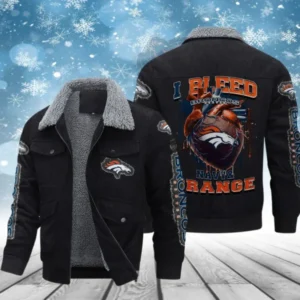 Denver Broncos Men’s Thickened Corduroy Jacket AMCTCJS000084
