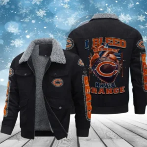 Chicago Bears Men’s Thickened Corduroy Jacket AMCTCJS000068