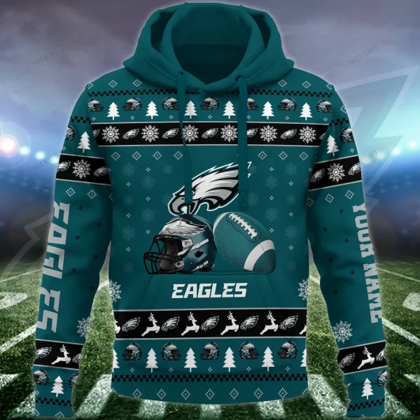 Philadelphia Eagles Christmas Spirit Hoodie AMCHD000141 - Image 2