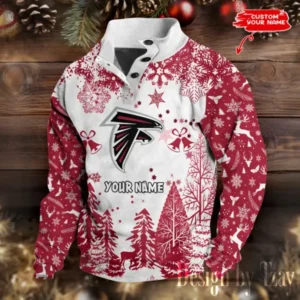Atlanta Falcons Christmas Double Stand Collar Sport Hoodies AMCDBH00316