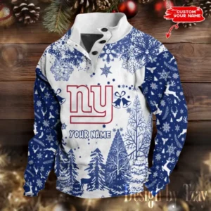 New York Giants Christmas Double Stand Collar Sport Hoodies AMCDBH00317